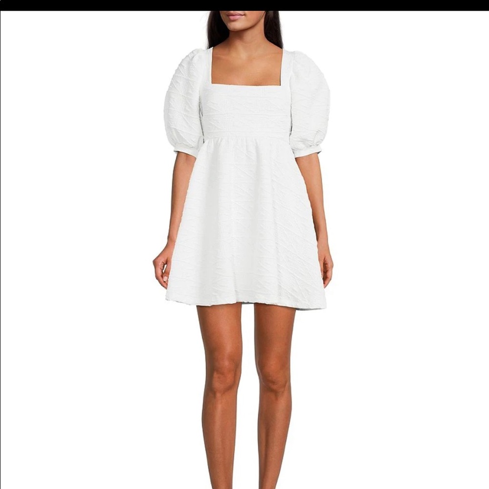 Free People Violet White Mini Dress